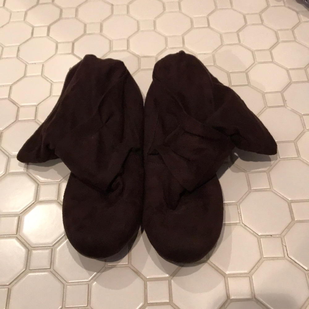 Brown ankle boots